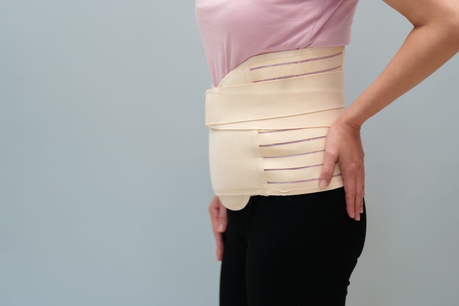 Ceinture De Grossesse Rynvarl Avec Soutien Abdominal Et Lombaire - Réglable Velcro, Tissu Respirant - Pour Quotidien, Conduite, Récupération Post-partum
